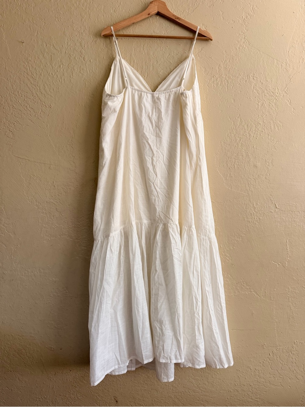No Boundaries White Maxi Dress with Lace Bodice - Picture 3 of 4